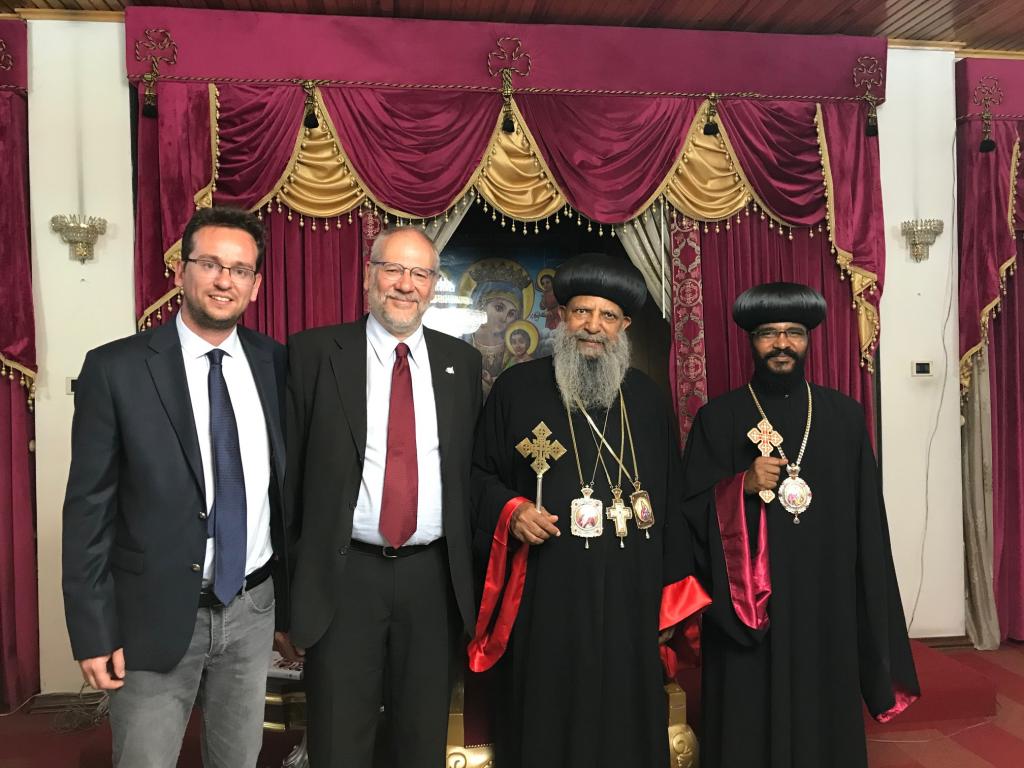 Delegation of Sant'Egidio visiting the Patriarch of the Tewahedo Orthodox Church in Ethiopia