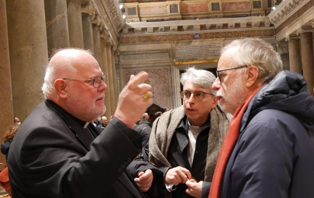 Besuch der deutschen Bischöfe bei Sant'Egidio während des Ad-Limina-Besuches, Gebet für den Frieden und Begegnung
