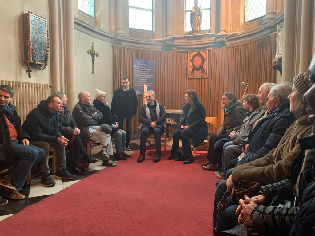 Marco Impagliazzo in visita alla Comunità di Sant'Egidio in Belgio nei luoghi della solidarietà e dell'amicizia