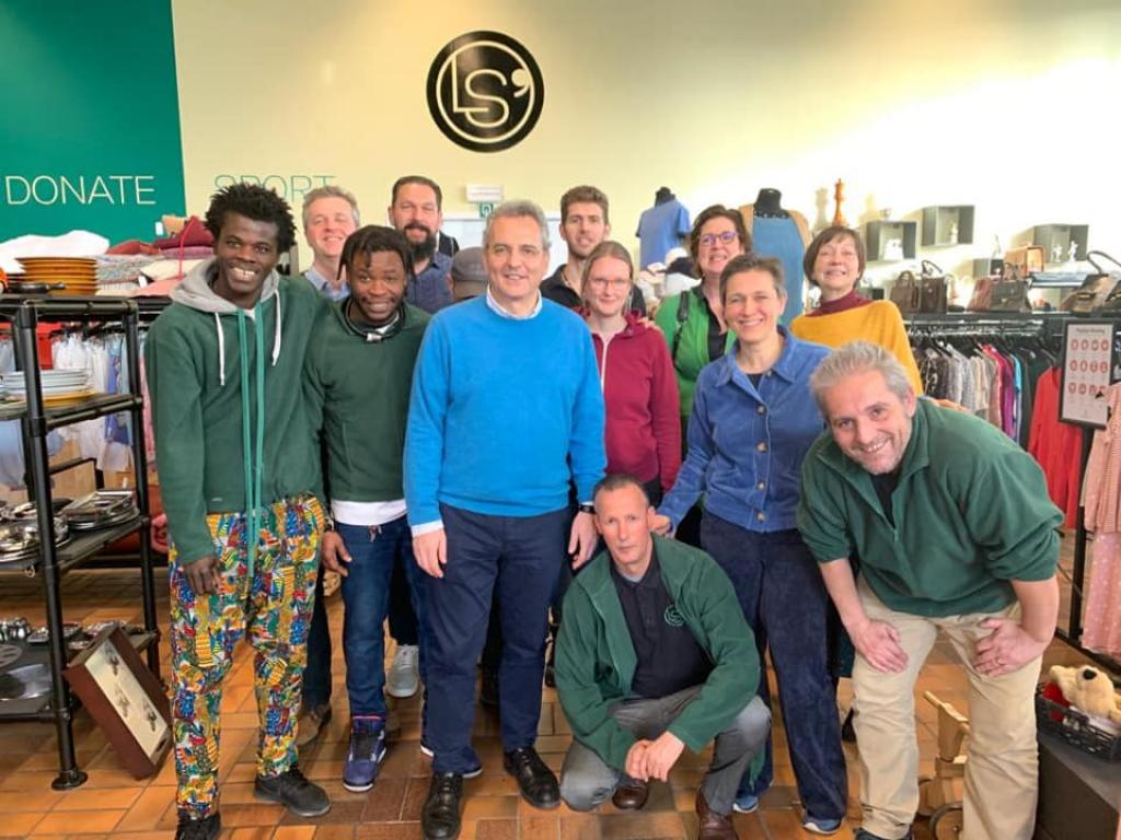 Marco Impagliazzo bezoekt de plaatsen van solidariteit en vriendschap bij zijn bezoek aan de Gemeenschap van Sant'Egidio in België