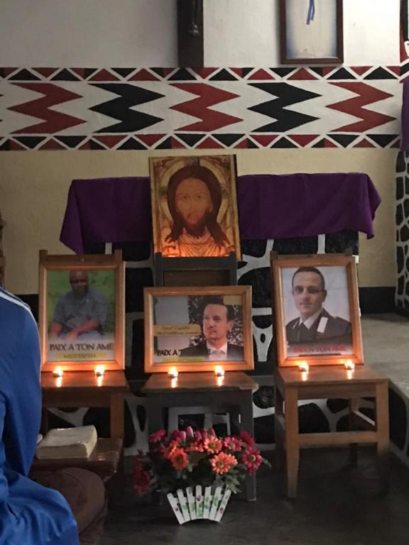Gebet der Gemeinschaft Sant'Egidio von Goma für den Botschafter Luca Attanasio und die Opfer des bewaffneten Überfalls
