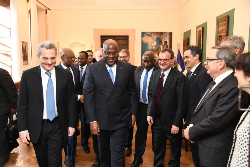 Congo, il presidente Tshisekedi in visita a Sant'Egidio