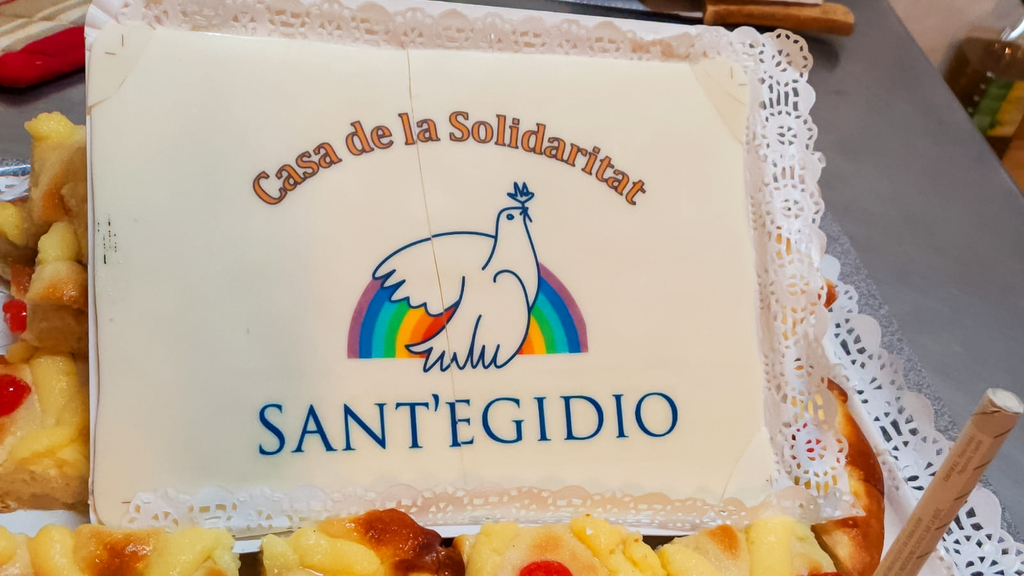 A Barcelona celebren el desè aniversari de la Casa de la Solidaritat, el menjador de Sant’Egidio que acull els pobres i persones sense llar