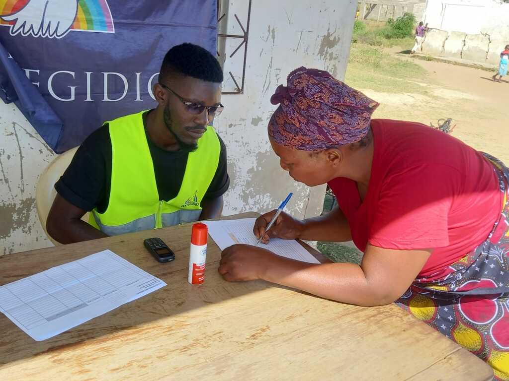 En la región de Cabo Delgado, en el norte de Mozambique, el registro civil de refugiados es una parte esencial de la ayuda humanitaria