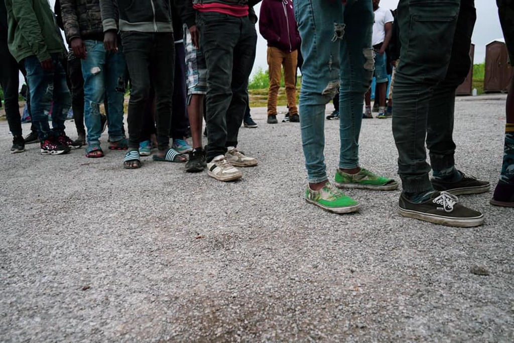 The Community of Sant'Egidio of Belgium in Calais, among young migrants and refugees still deprived of their future