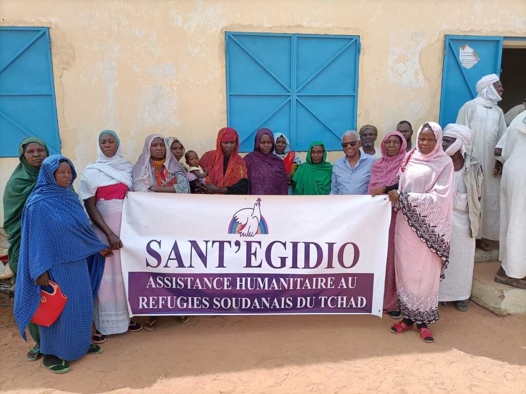 Guerre au Soudan : l'aide de Sant'Egidio aux personnes réfugiées au Tchad