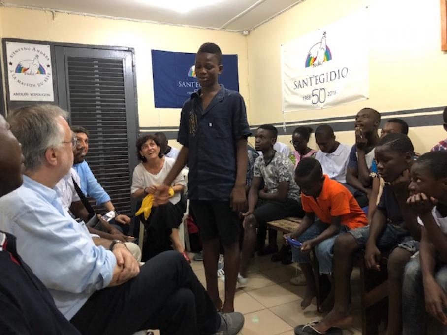 Sant'Egidio nel cuore di un’Africa in crescita, tra le attese dei poveri e dei giovani. La visita di Andrea Riccardi in Costa d’Avorio