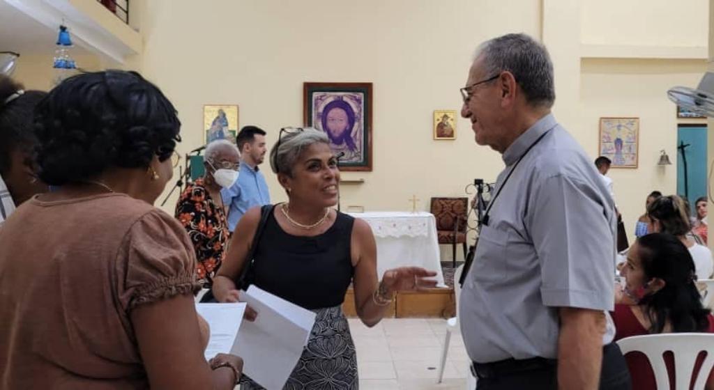 Liturgie d'action de grâce pour les 30 ans de la Communauté de Sant'Egidio à Cuba, présidée par le cardinal Juan de la Caridad Garcìa