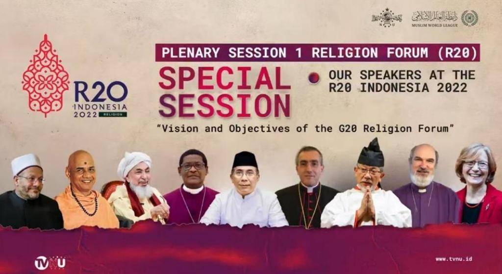 G20 des religions en Indonésie: discours de Sant'Egidio lors de la séance d'ouverture