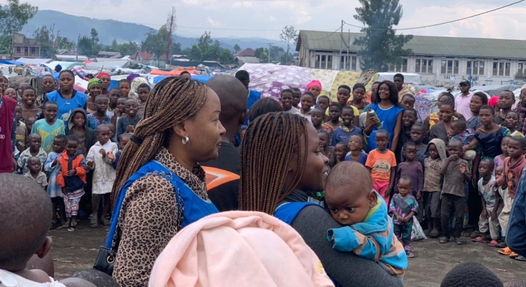 La Communauté de Sant'Egidio de Goma vient aide aux familles déplacées à cause du conflit du nord Kivu