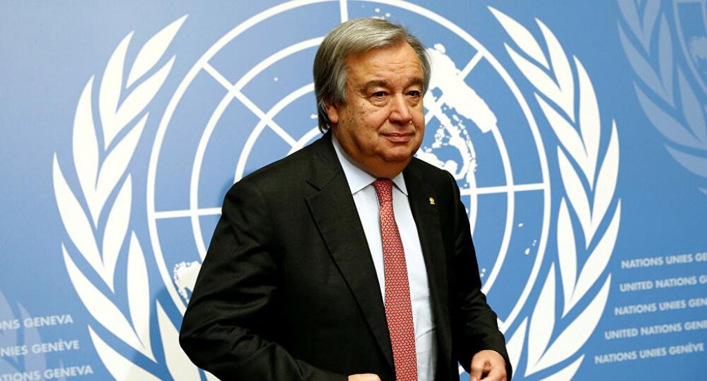 Der UNO-Generalsekretär, Antonio Guterres, schreibt an Andrea Riccardi: 