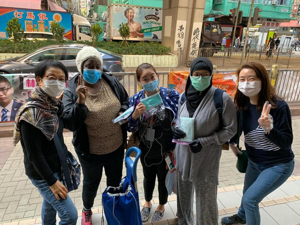 Hong Kong, Sant'Egidio is providing with free masks and disinfectant for homeless people, migrants and elderly
