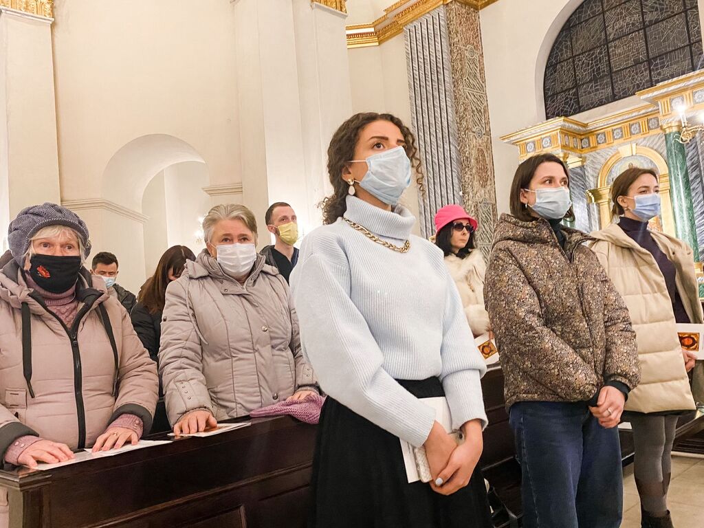 In Kiev, Oekraïne, bidt Sant'Egidio om vrede
