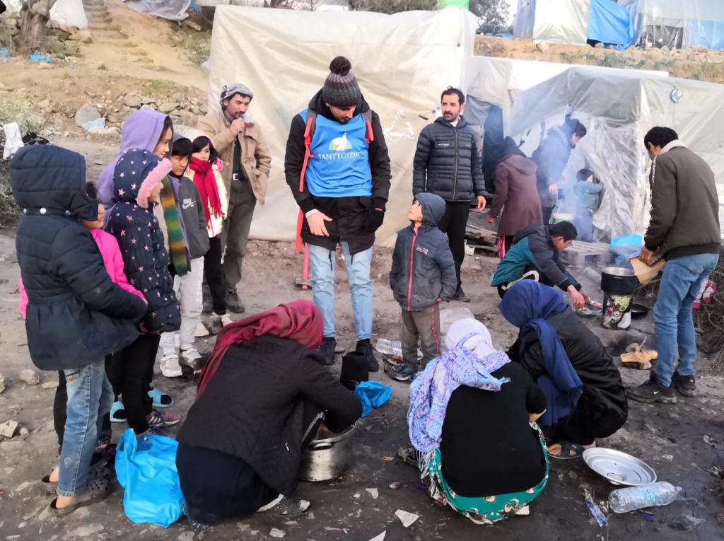 Diario del campo de Moria, entre los refugiados