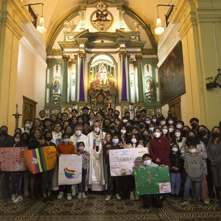 Die Kirche St. Lazarus in Lima, Peru, wurde der Gemeinschaft Sant'Egidio anvertraut