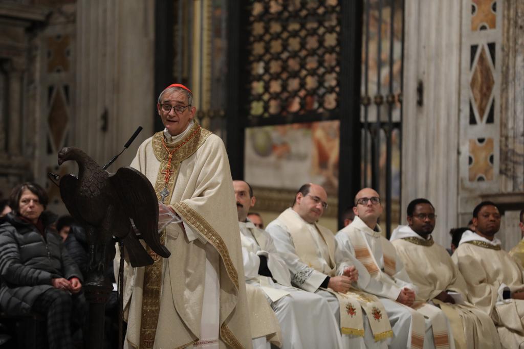 O apelo do cardeal Zuppi depois de receber o título de Sant'Egidio em Roma: 