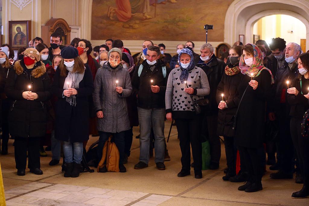 Gedenken an Lilja und andere verstorbene Obdachlose in Moskau
