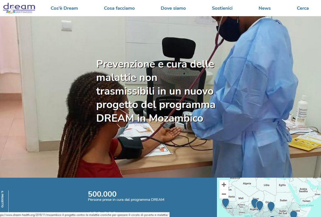 Zum Tag der mosambikanischen Frau und zum World Health Day bekommt das DREAM-Programm eine neue Homepage: www.dream-health.org