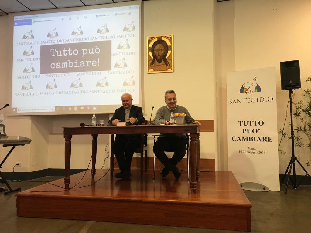 Mons. Vincenzo Paglia interviene en el convenio internacional de representantes de Sant’Egidio, hablando sobre “La Palabra de Dios y la vida de la Comunidad
