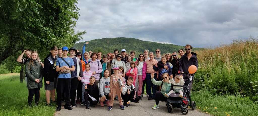 Urlaub in Prag mit Familien, die vor dem Krieg in der Ukraine geflüchtet sind
