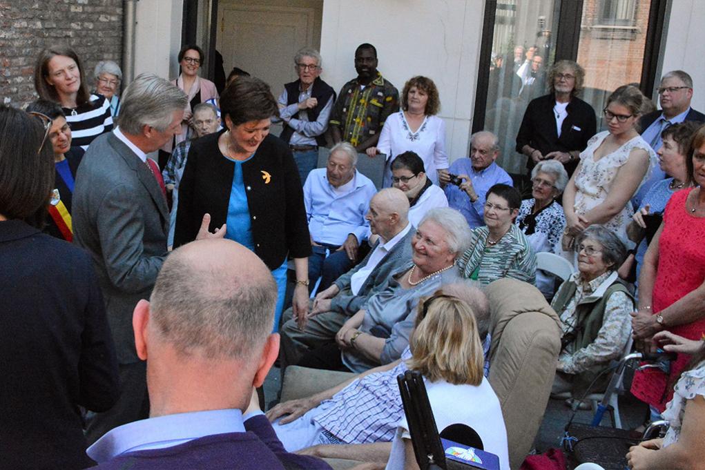 Raja Philippe dari Belgia mengunjungi Sant'Egidio untuk peringatan 50 tahun Komunitas