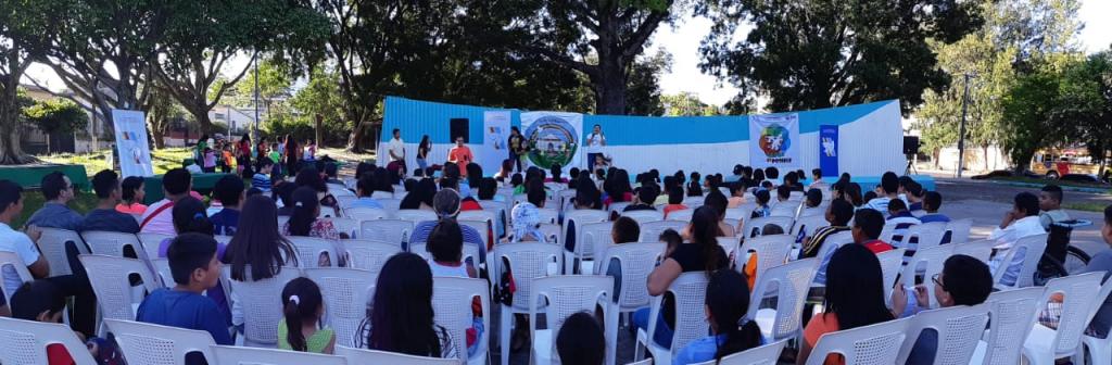 Die Schulen des Friedens aus El Salvador gemeinsam für Ökologie