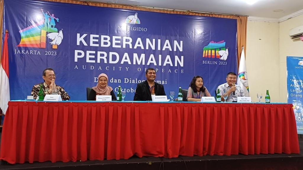 'The audacity of Peace' in Jakarta: dialogue, peace and encounter between generations