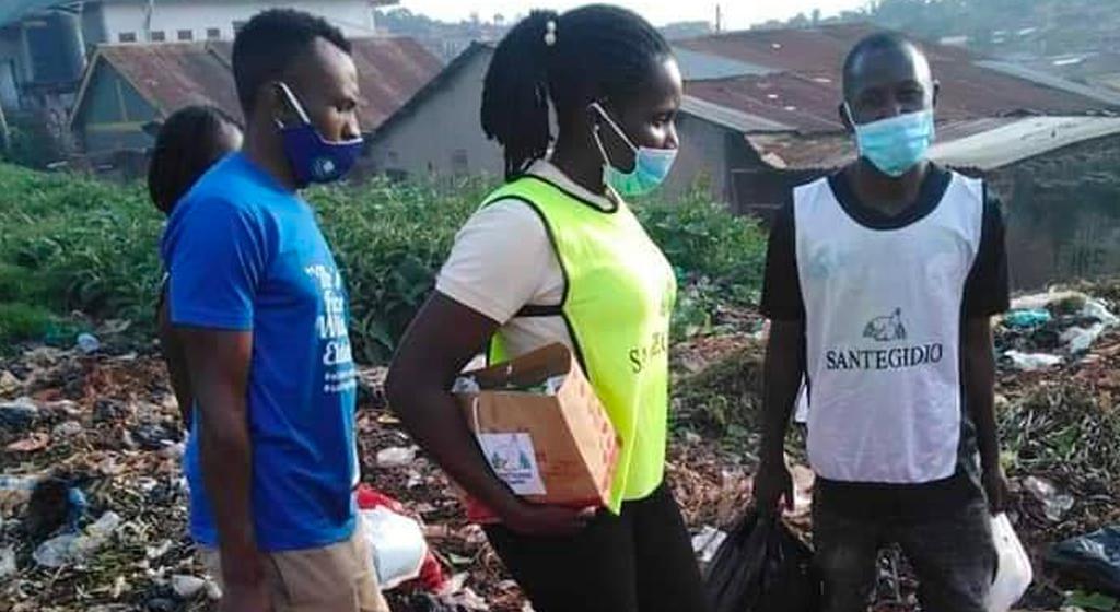 In Kampala, Uganda, stärkt die Kampagne 