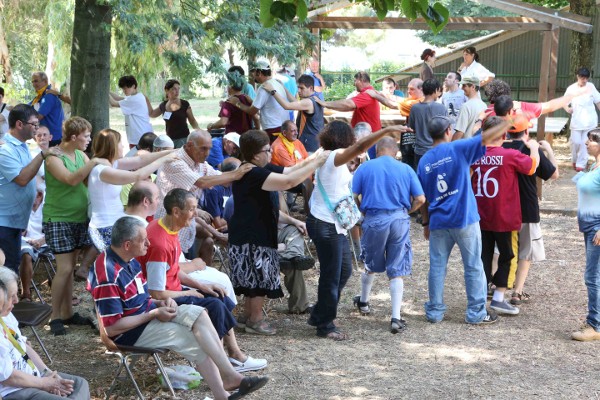 Gli Amici dei Laboratori Arte di Tor Bella Monaca e Torgnattara in vacanza ad Albano, estate 2012