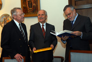 Dr. Jürgen Linden, Prof. Walter Eversheim, Prof. andrea Riccardi