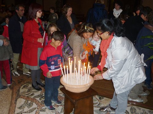 Preghiera per i 4 fratellini Rom a Padova