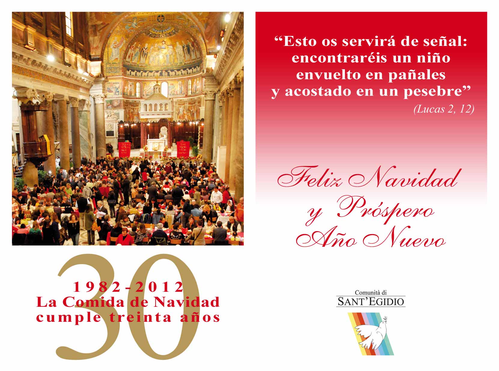 Navidad 2012 - Nuestros mejores deseos - Comunidad de Sant'egidio