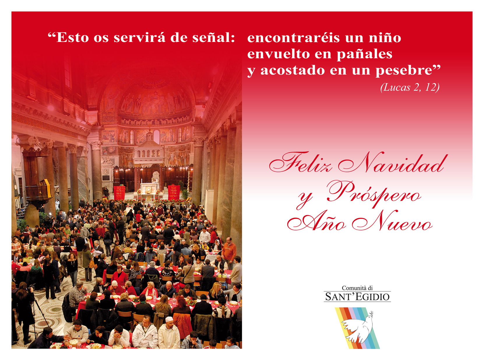 Navidad 2014 - Los mejores deseos de la Comunidad de Sant'Egidio