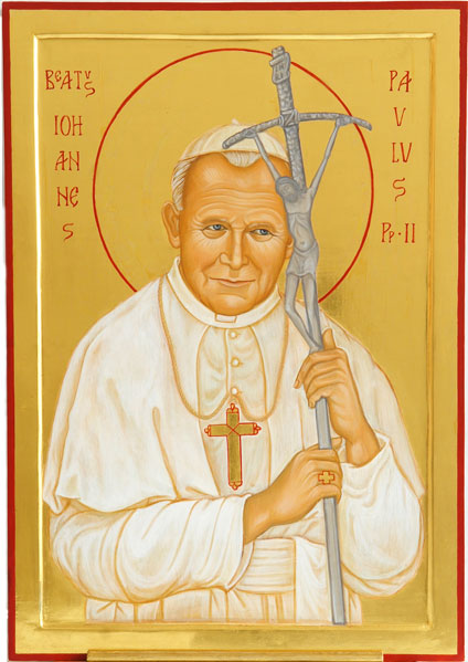Comunità di Sant'Egidio - L'icona di Giovanni Paolo II, Chiesa di S. Egidio, Roma
