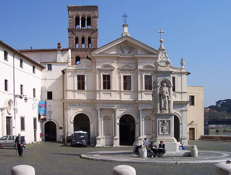 La Basilica di San Bartolomeo all'Isola Tiberina, affidata alla cura della Comunità di Sant'Egidio