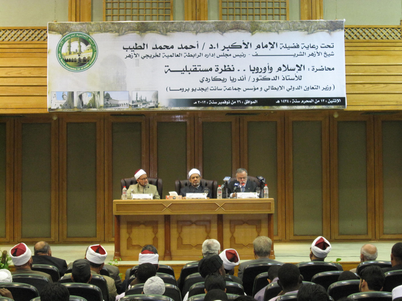 La conferenza di Andrea Riccardi al Cairo, 26 novembre 2012