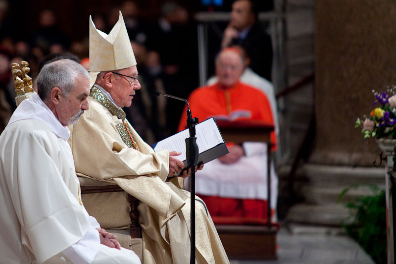 Il card. Levada pronuncia l'omelia nel corso della Celebrazione per il 44° anniversario della Comunità di Sant'Egidio