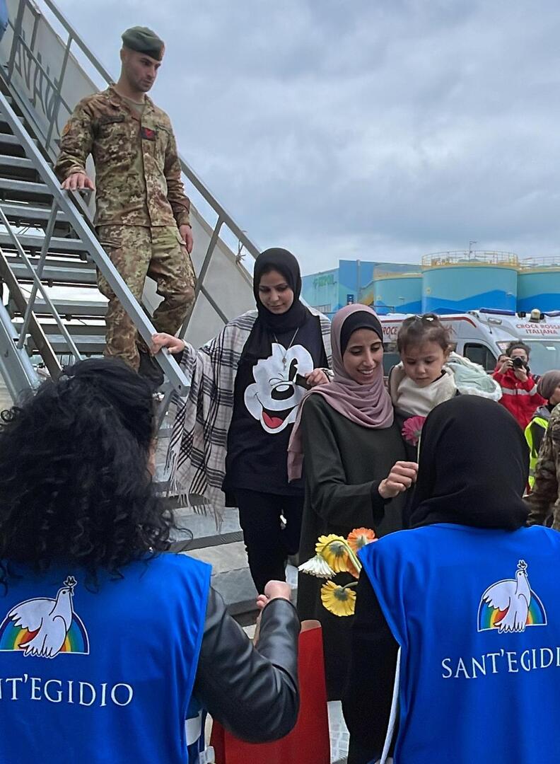 Arrivo in Italia dei bambini feriti a Gaza