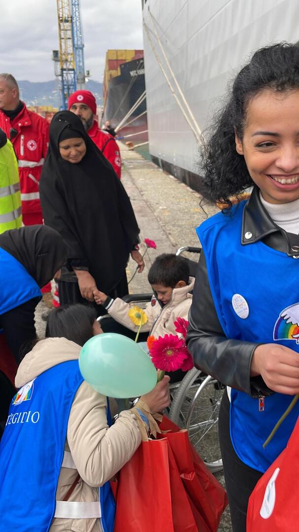 Arrivo in Italia dei bambini feriti a Gaza