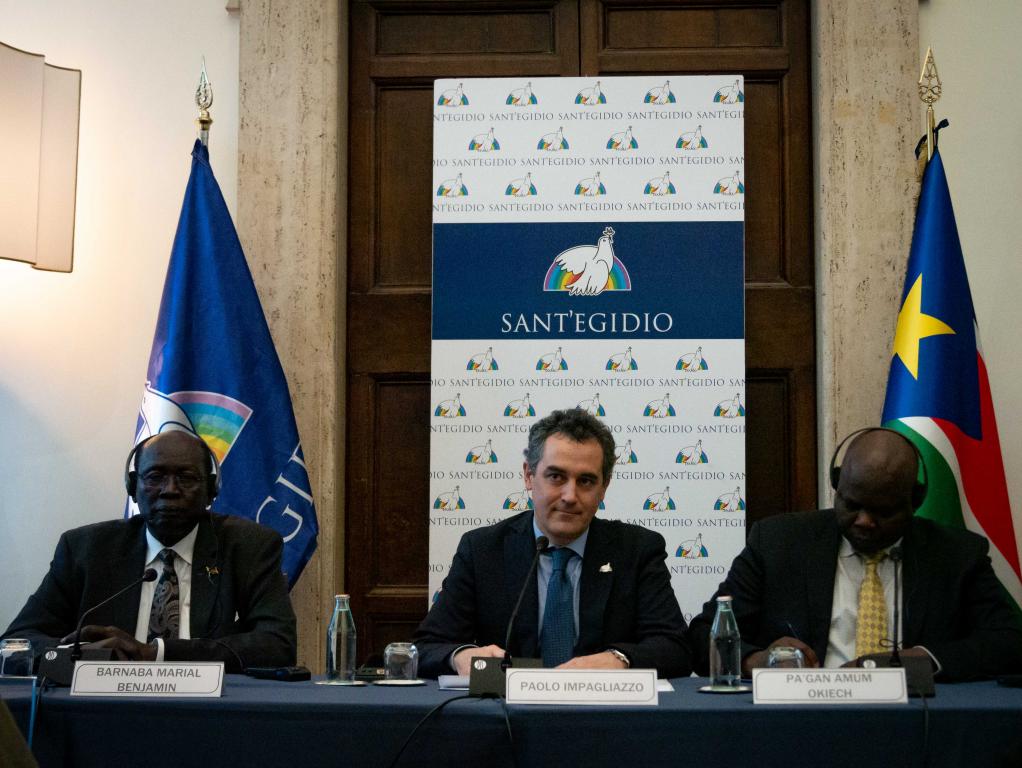 South Sudan: All political parties sign a peace agreement in Sant'Egidio