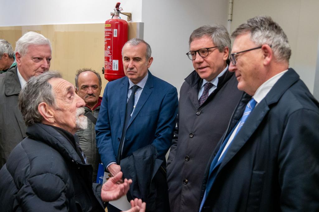Der EU-Kommissar für Beschäftigung, Nicolas Schmit, besucht die Orte der Inklusion und Solidarität von Sant'Egidio in Trastevere
