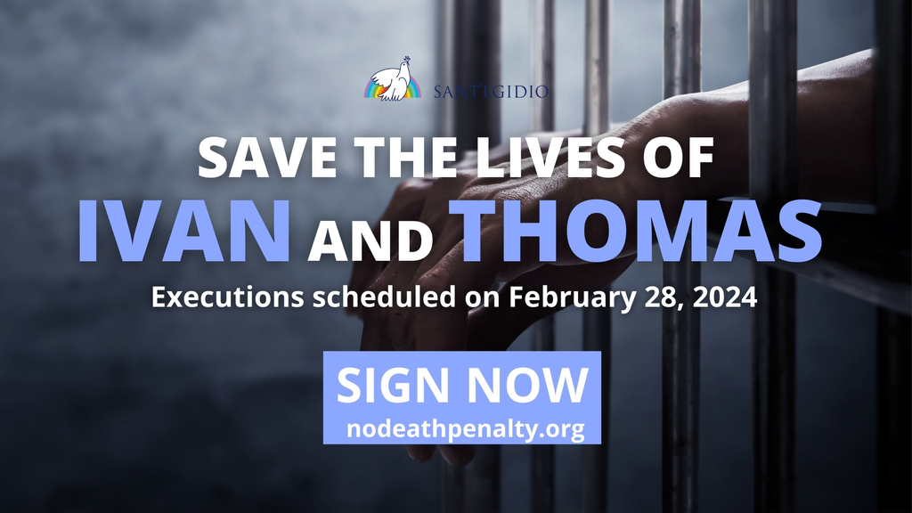 Urgent appeal to save the lives of two sentenced to death, Ivan Cantu and Thomas Eugene Creech. Both scheduled to be executed on 28 February.