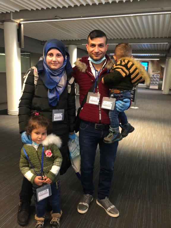 5 nouvelles familles syriennes accueillies en France depuis le Liban via les #couloirshumanitaires