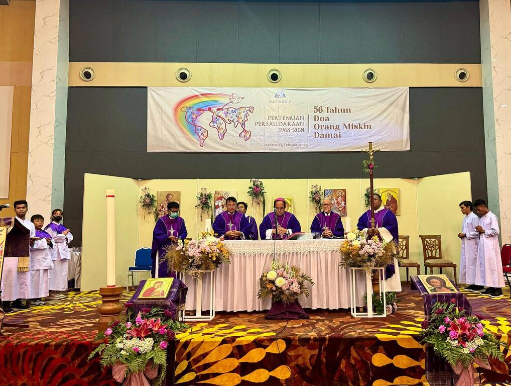 Komunitas Sant'Egidio di Pulau Jawa bertemu di Jakarta untuk merayakan ulang tahun ke-56 Sant'Egidio