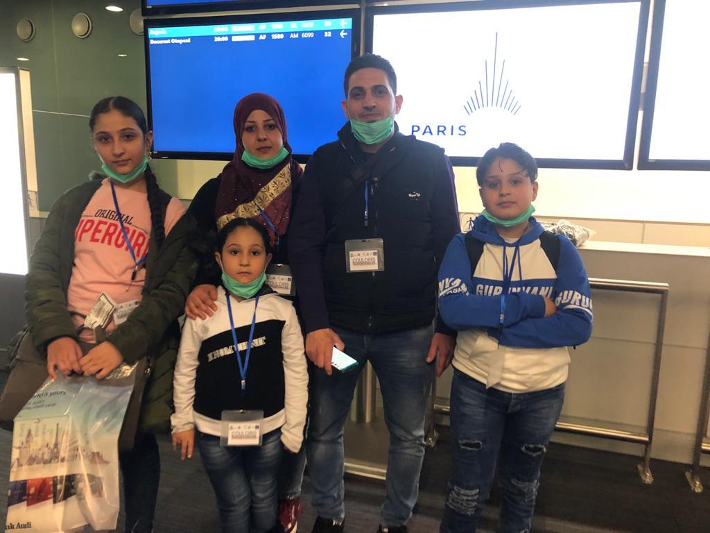 5 nouvelles familles syriennes accueillies en France depuis le Liban via les #couloirshumanitaires