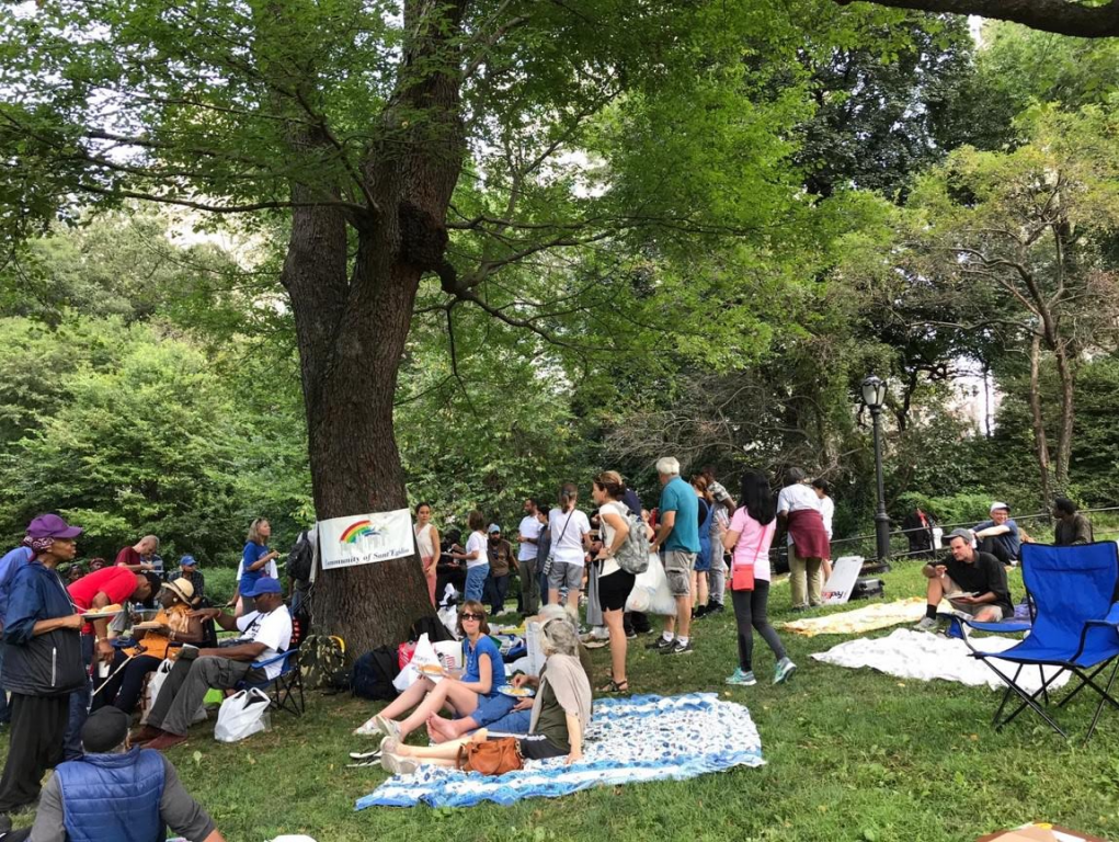 Picnic with Sant’Egidio in Central Park: it’s #santegidiosummer in New York!