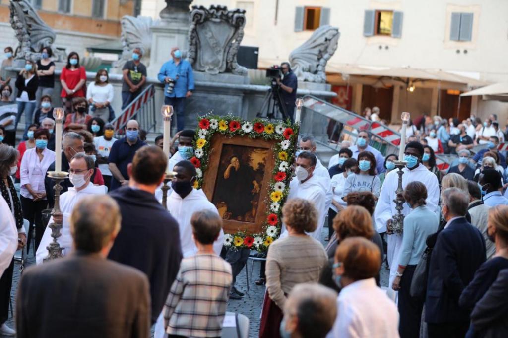 Paroles et images de la liturgie pour la fête de saint Gilles: l'homélie du cardinal Matteo Zuppi, la salutation de Marco Impagliazzo