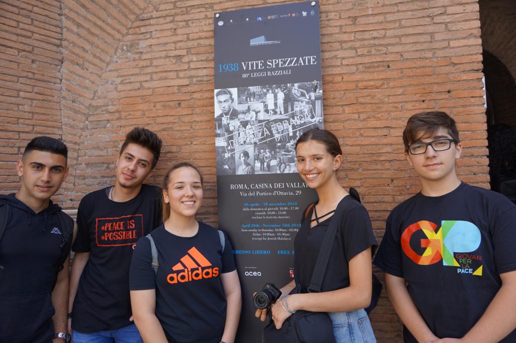 Per non dimenticare: i Giovani per la Pace al museo della Shoah di Roma a 80 anni dalle leggi razziali
