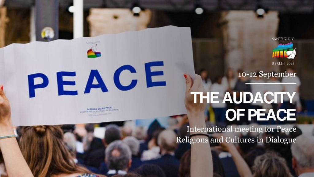 Nog een maand tot "Durf vrede aan" in Berlijn, 10-12 september 2023