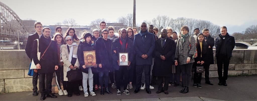 PARIS’ FINAL FAREWELL TO LAURENT. HE  WAS A YOUNG IVORIAN WHO “DIED OF HOPE”  WHILE HE WAS TRYING TO REACH EUROPE